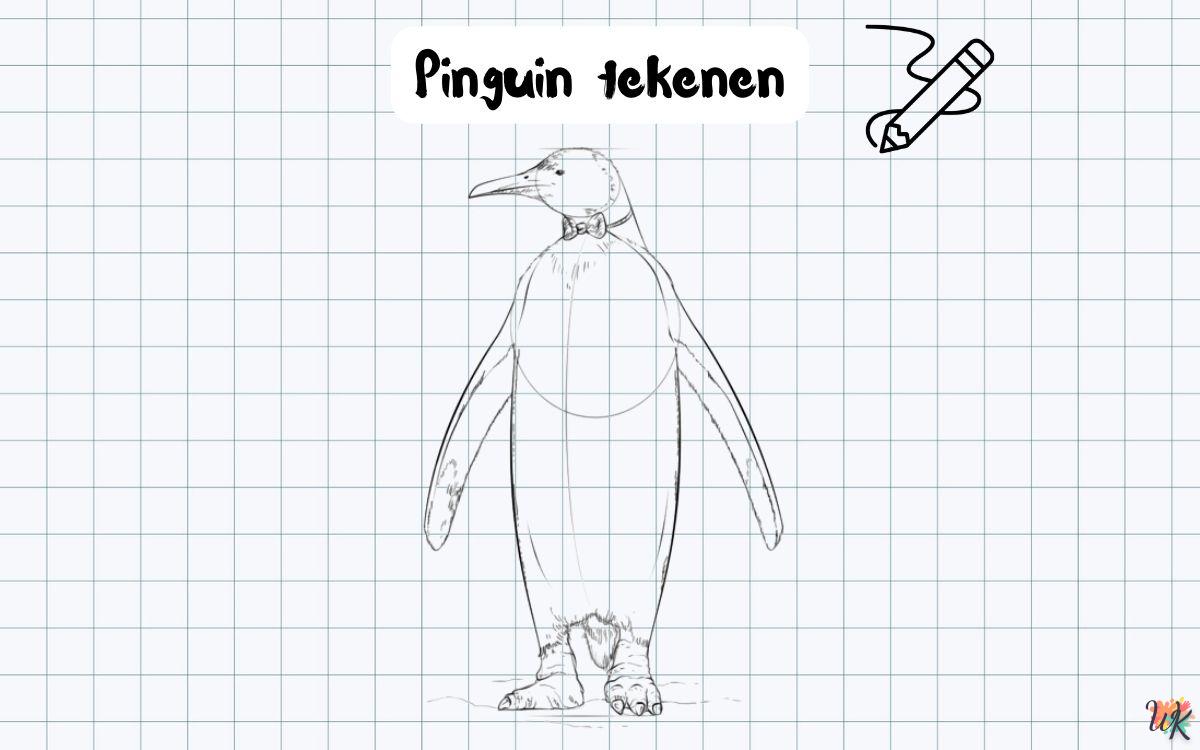 Pinguin tekenen