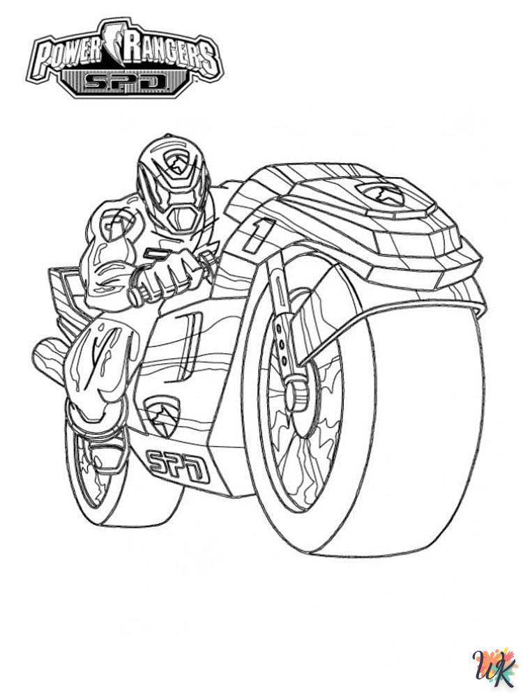 Power Rangers kleurplaten71