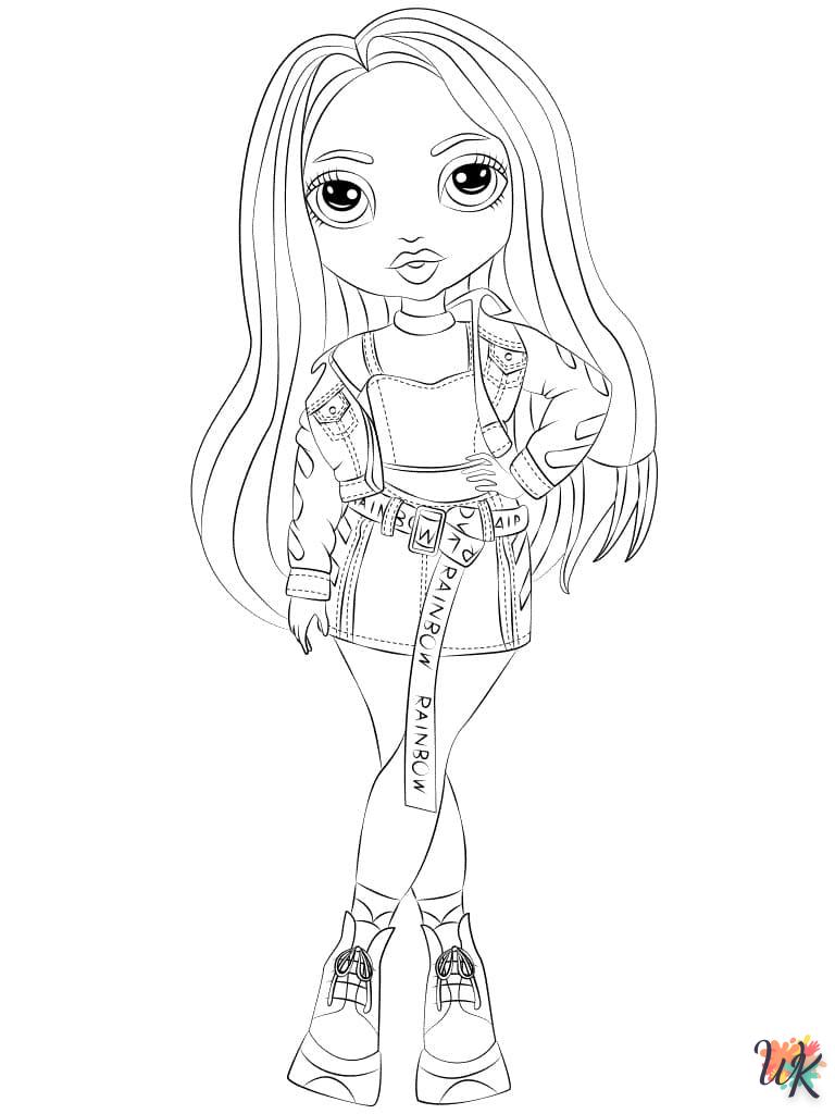 Rainbow High Free Printable Coloring Pages Rainbow High Free Printable Coloring Pages