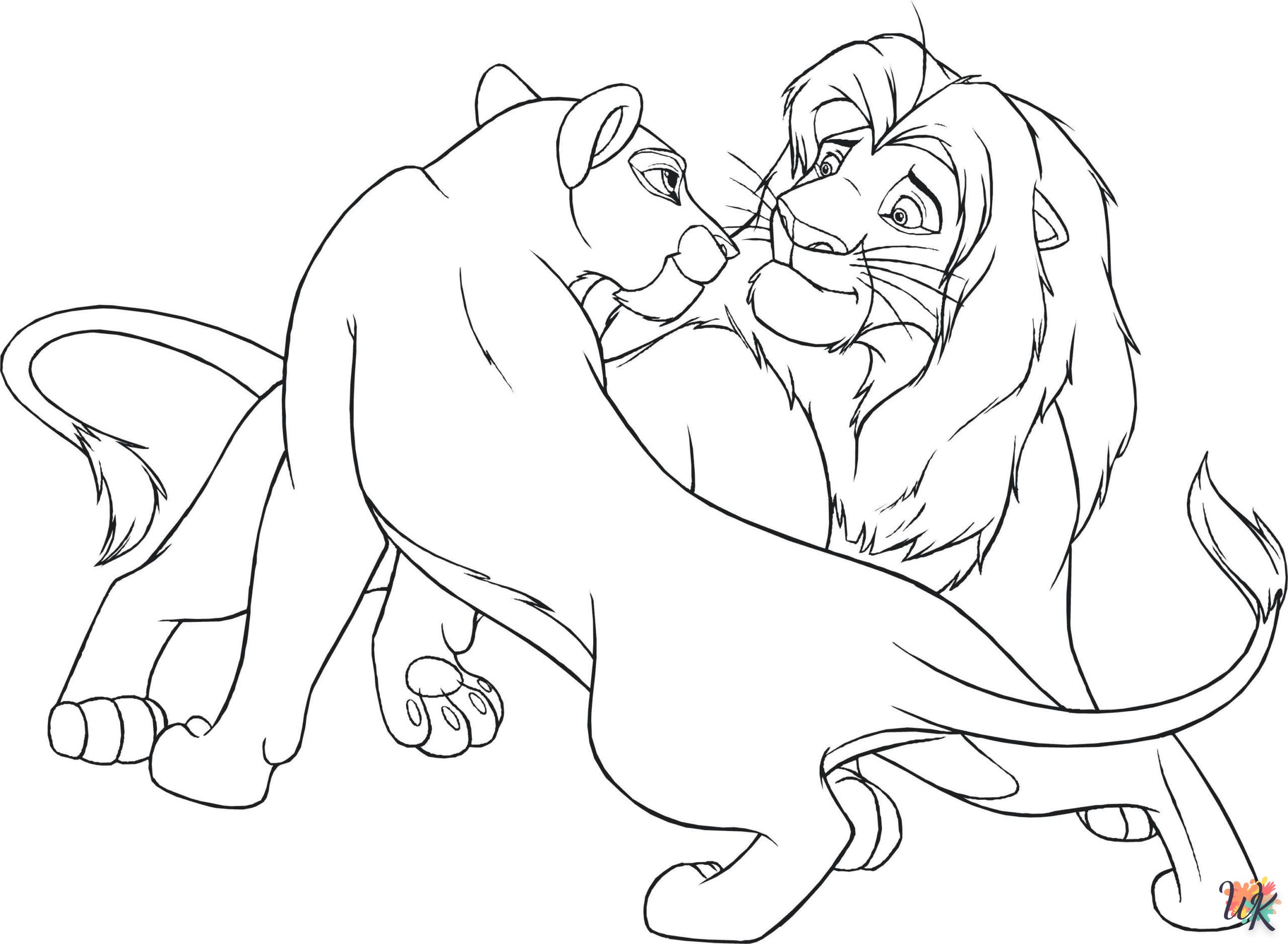 The Lion King kleurplaten11
