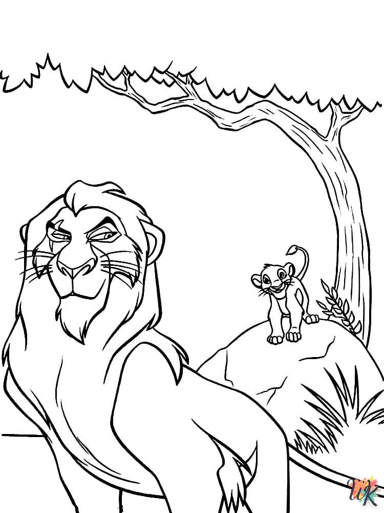 The Lion King kleurplaten12