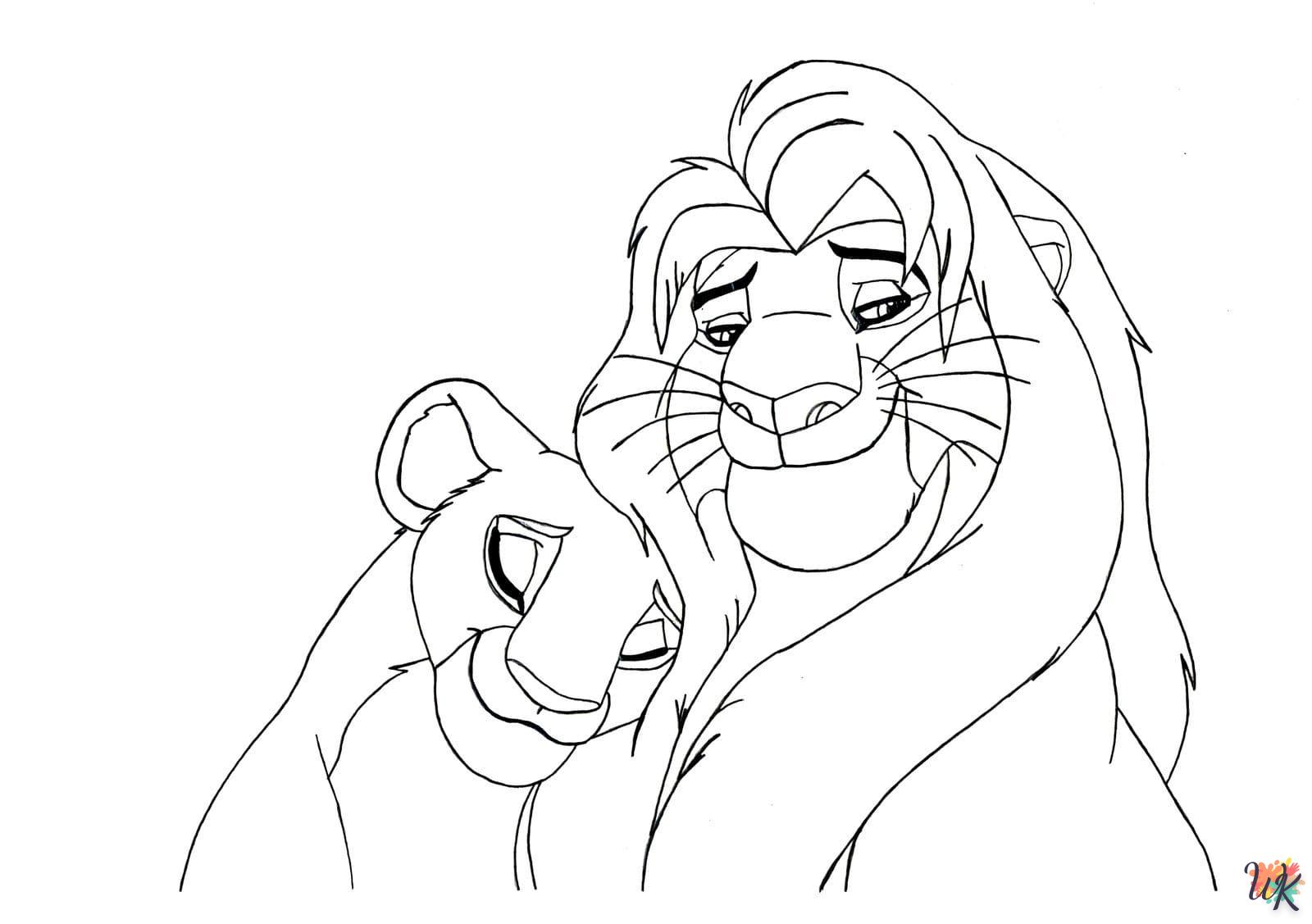 The Lion King kleurplaten14
