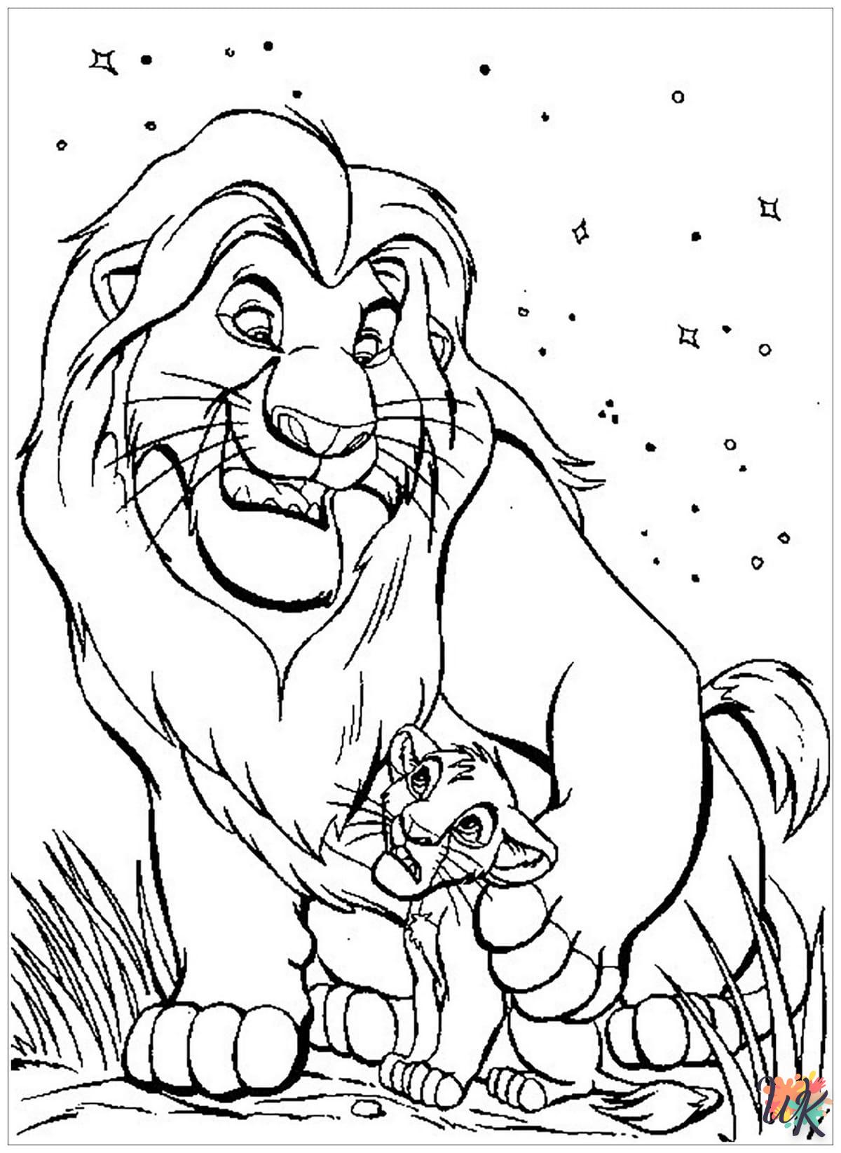 The Lion King kleurplaten17