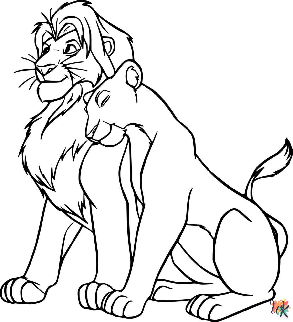 The Lion King kleurplaten19