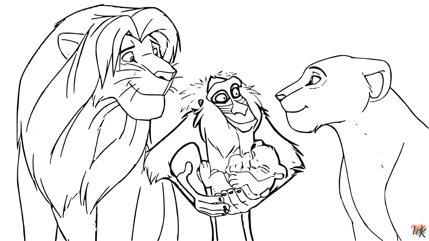 The Lion King kleurplaten21