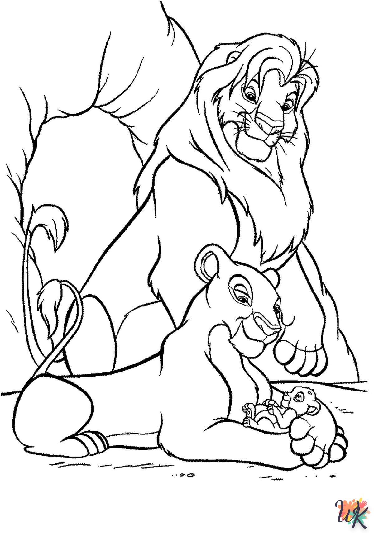 The Lion King kleurplaten23