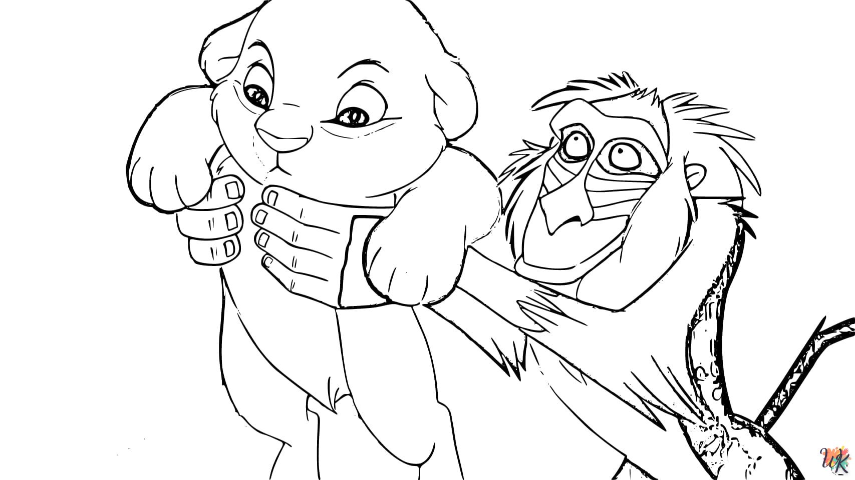 The Lion King kleurplaten3