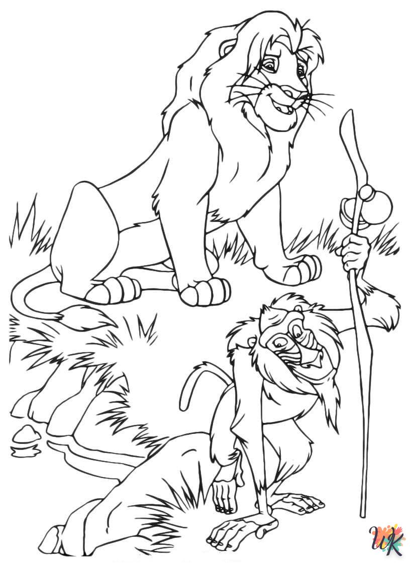 The Lion King kleurplaten30