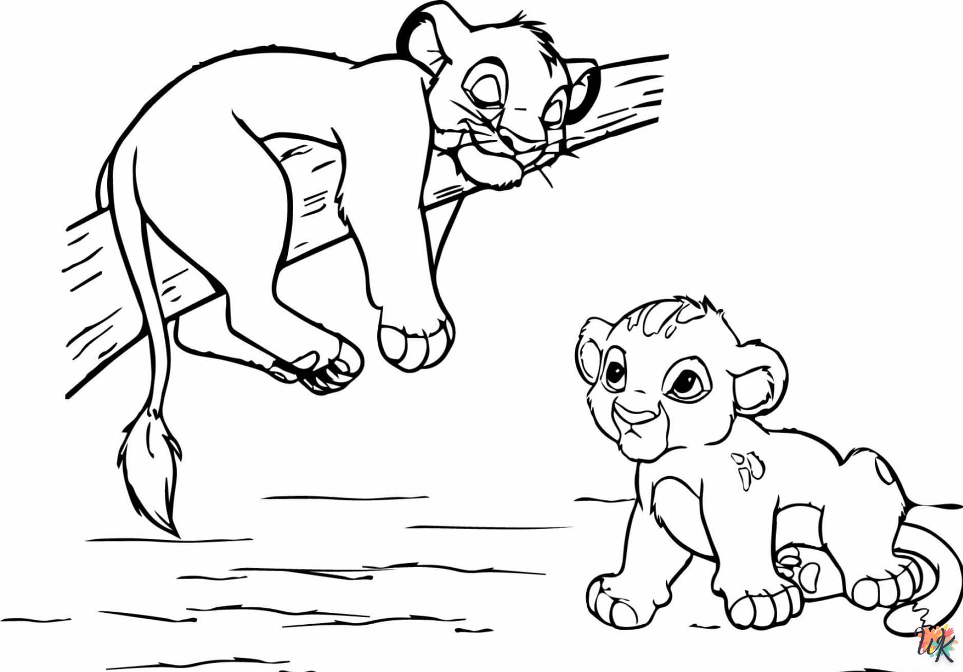 The Lion King kleurplaten37