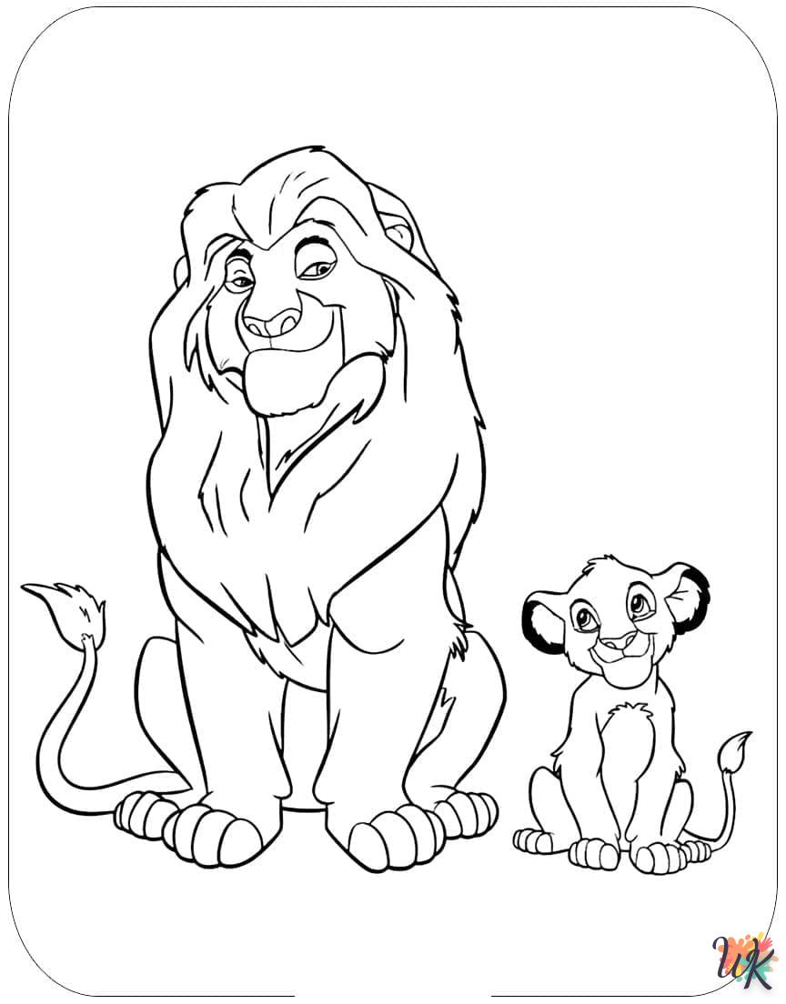 The Lion King kleurplaten45