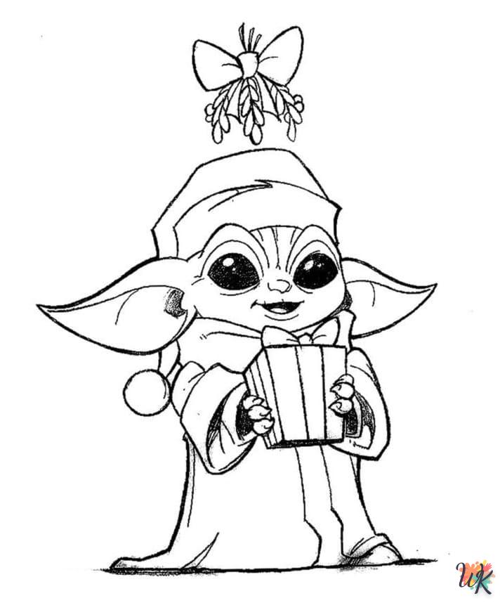 Baby Yoda Kleurplaten12
