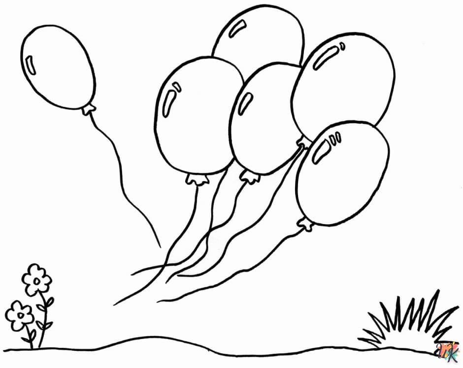Ballon kleurplaten18