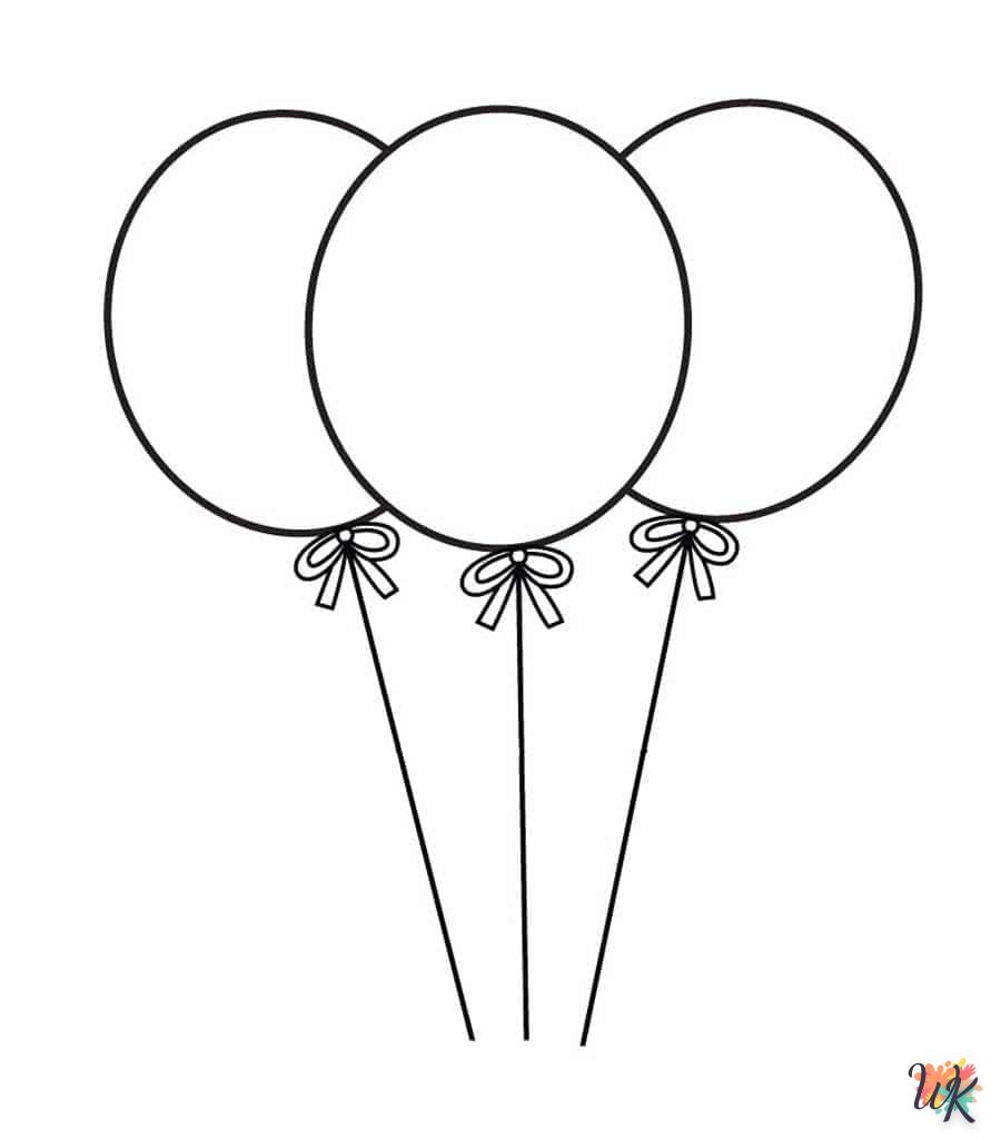 Ballon kleurplaten29