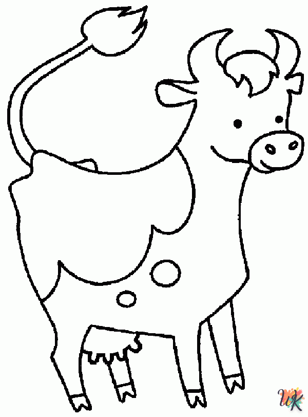 Koeien Kleurplaten3