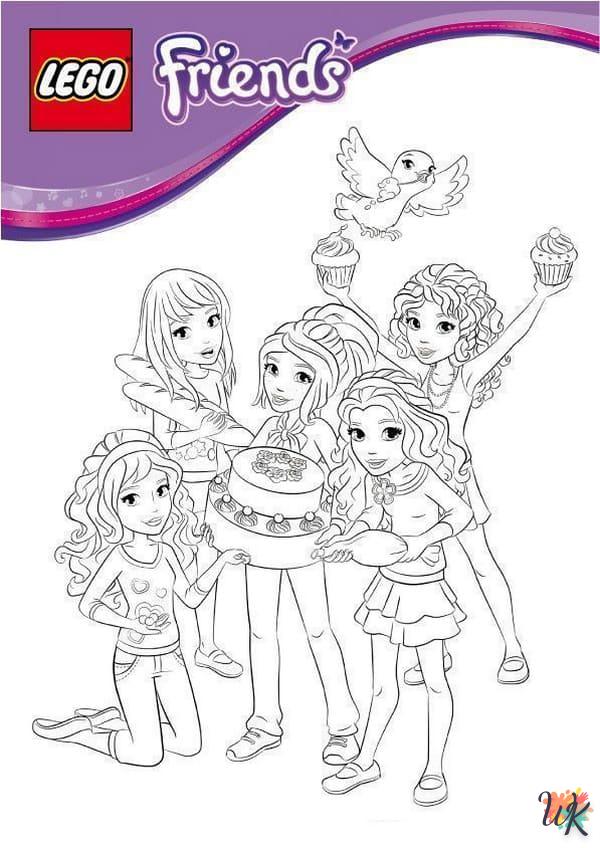 Lego friends kleurplaten13