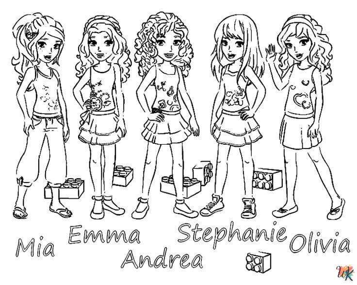 Lego friends kleurplaten14