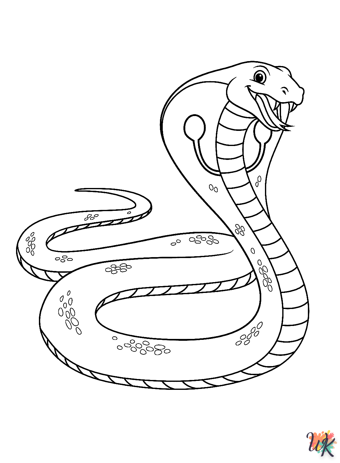Slangen kleurplaten14