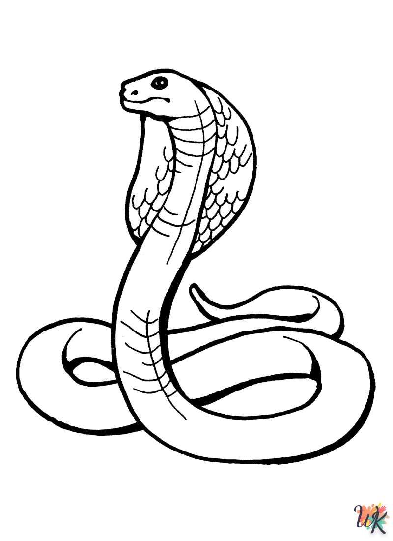 Slangen kleurplaten29