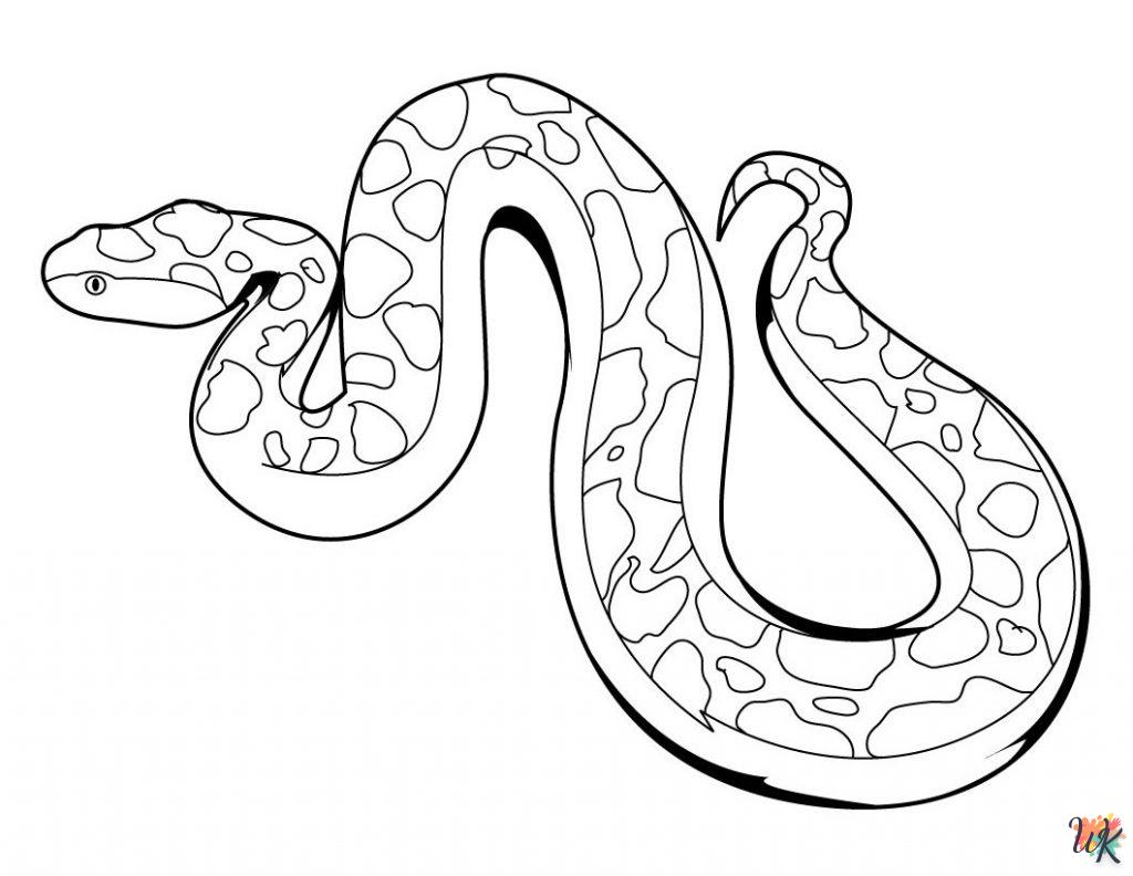 Slangen kleurplaten31