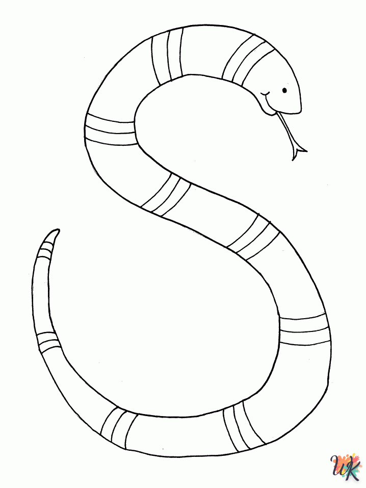 Slangen kleurplaten41