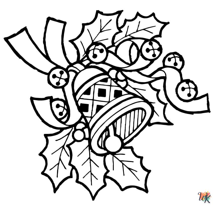 Kerstklok kleurplaat37