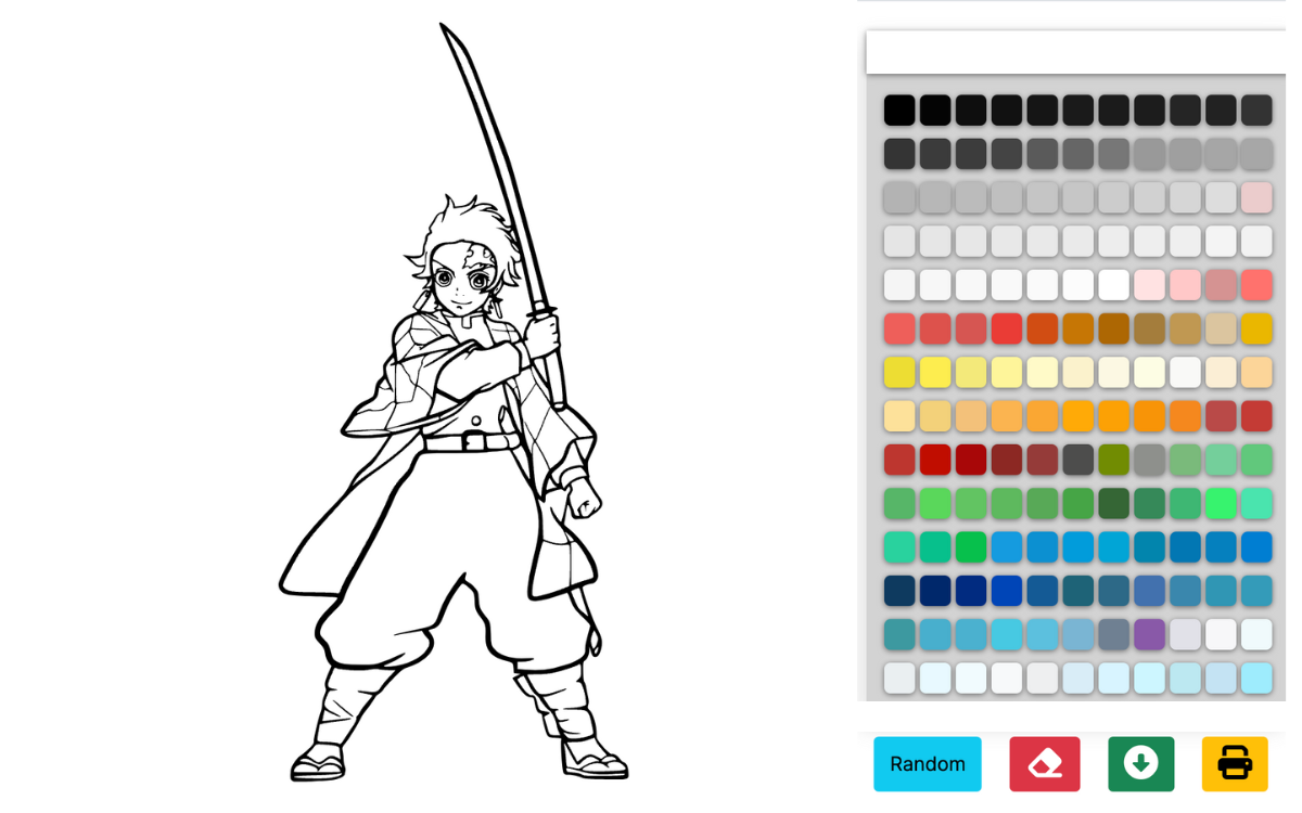 Demon Slayer kleurplaten