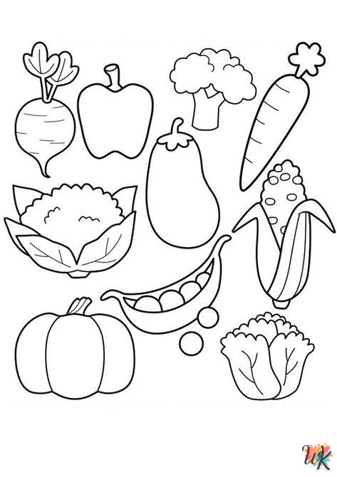 Fruit kleurplaten2