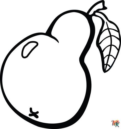 Fruit kleurplaten5