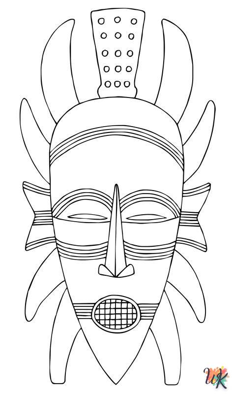 Masker Kleurplaten7