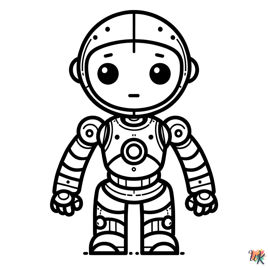 Robot kleurplaten6