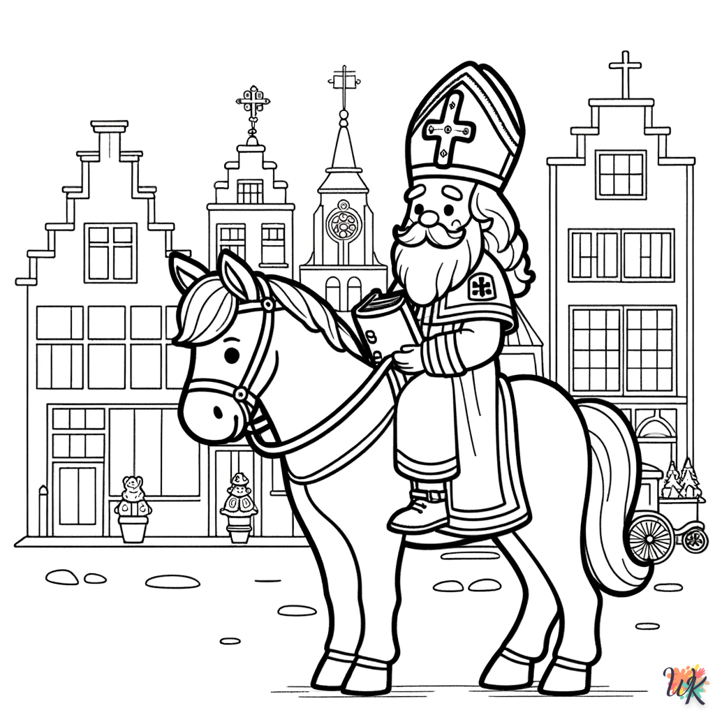 Sinterklaas 13 Sinterklaas kleurplaten34