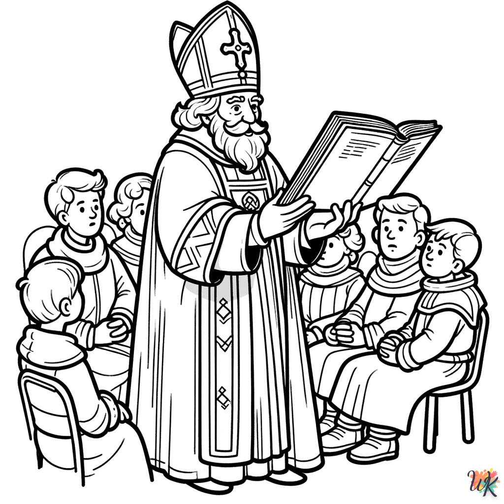 Sinterklaas 24 Sinterklaas kleurplaten46