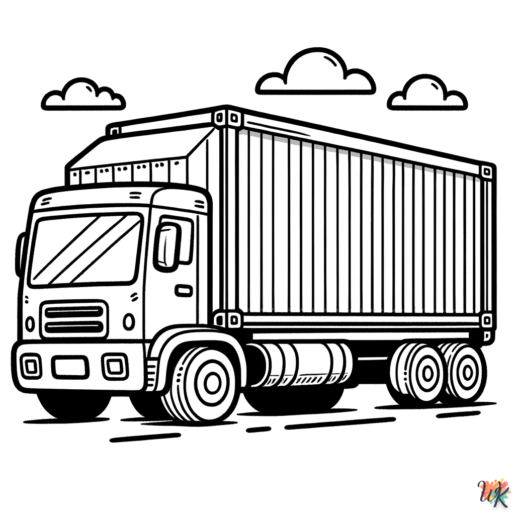 Vrachtwagen 2 Vrachtwagen kleurplaten52