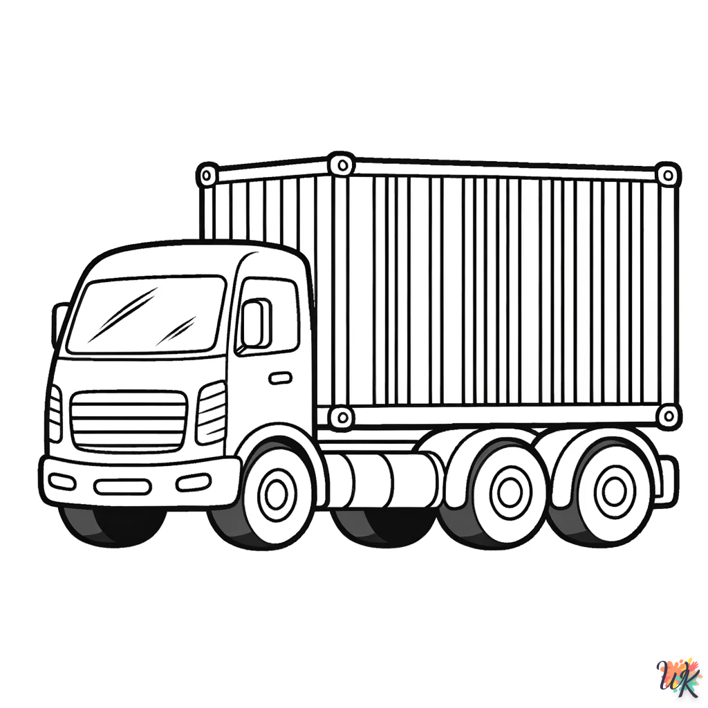 Vrachtwagen 3 Vrachtwagen kleurplaten53