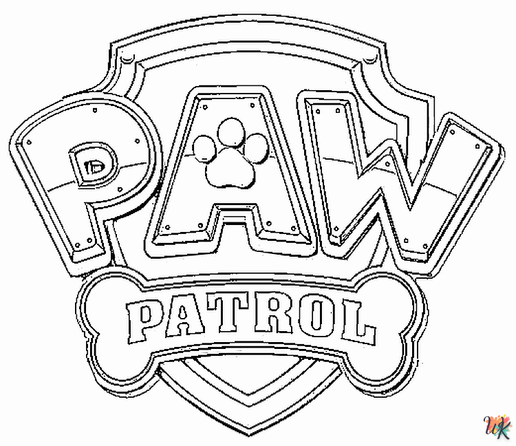 paw patrol kleurplaten1