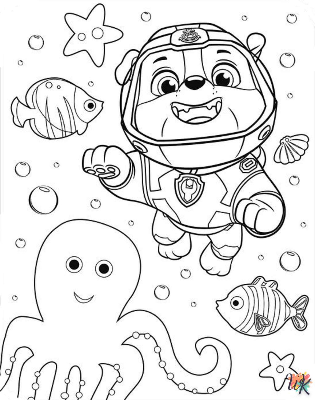 PAW Patrol 25 paw patrol kleurplaten24