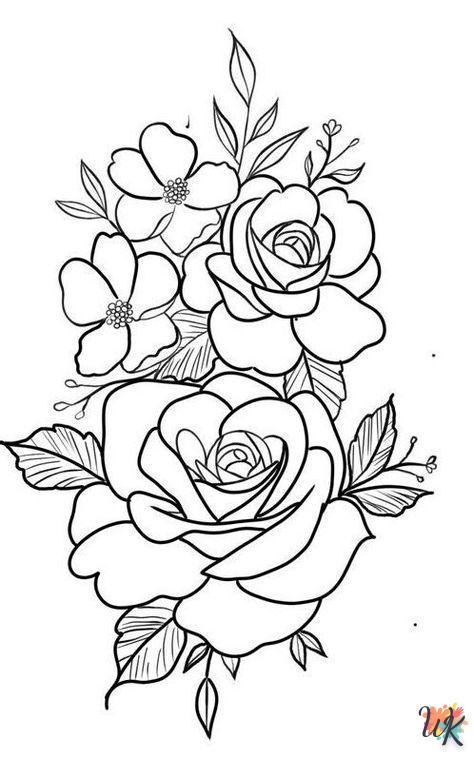 roos kleurplaat1
