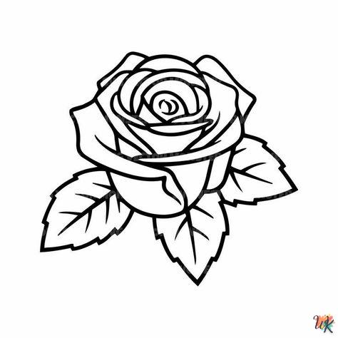 roos kleurplaat12