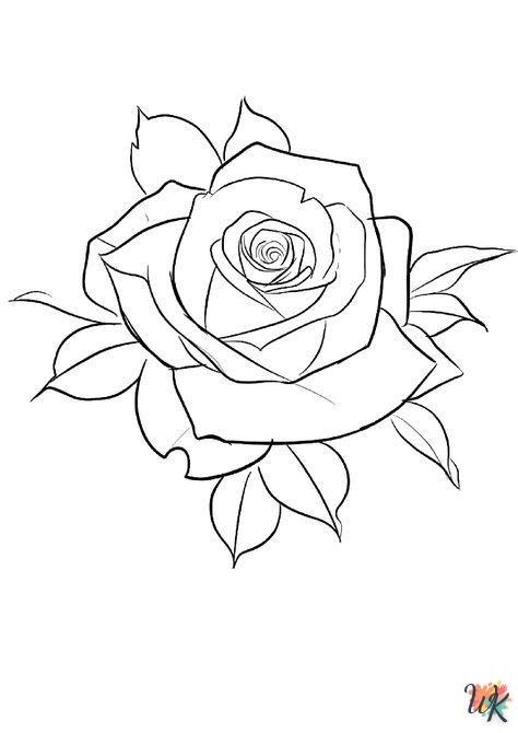 roos kleurplaat13