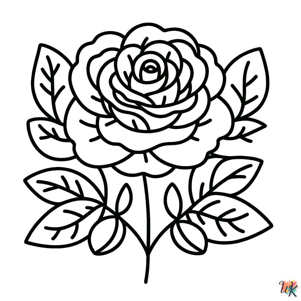 roos kleurplaat17