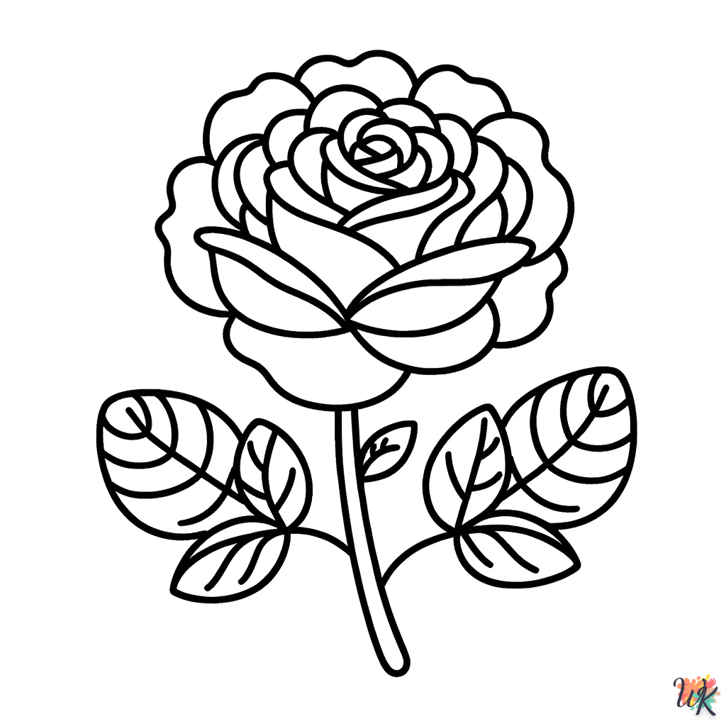 roos kleurplaat19