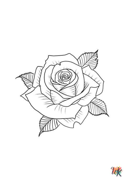 roos kleurplaat3