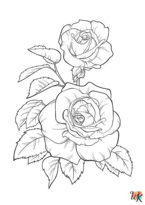 roos kleurplaat5