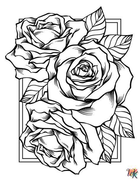roos kleurplaat8
