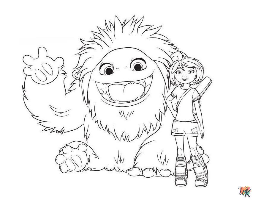 Abominable kleurplaten1