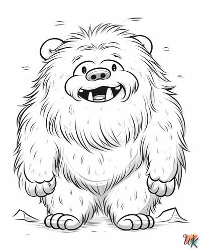 Abominable kleurplaten11