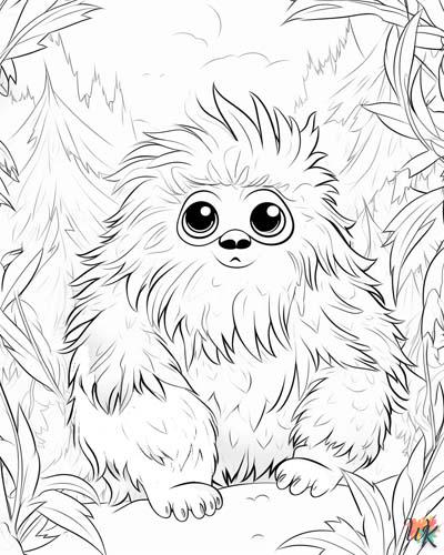 Abominable kleurplaten12