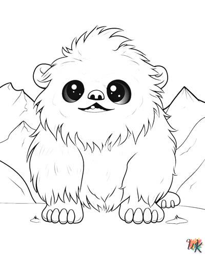 Abominable kleurplaten14