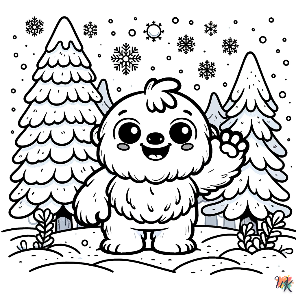 Abominable kleurplaten4