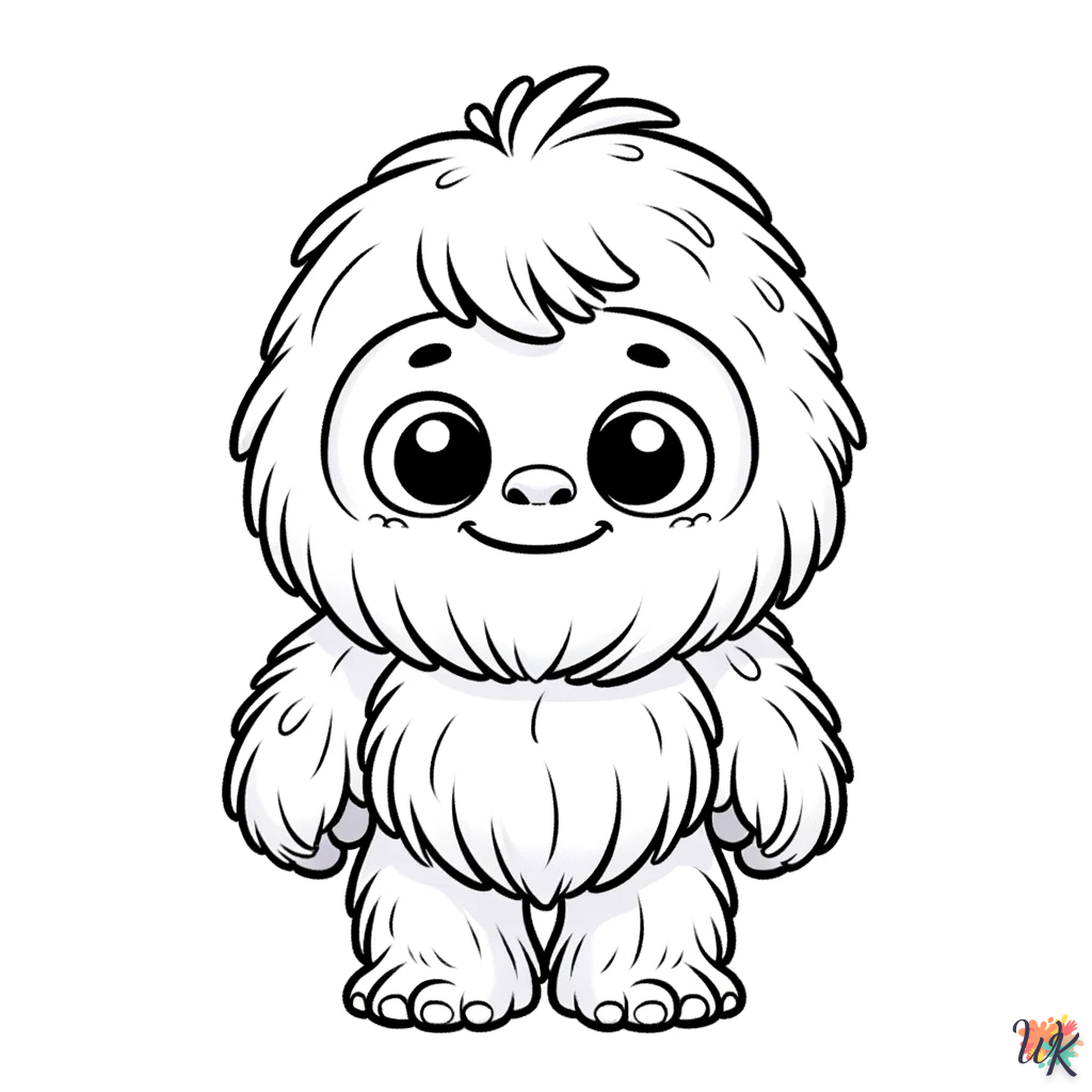 Abominable kleurplaten6